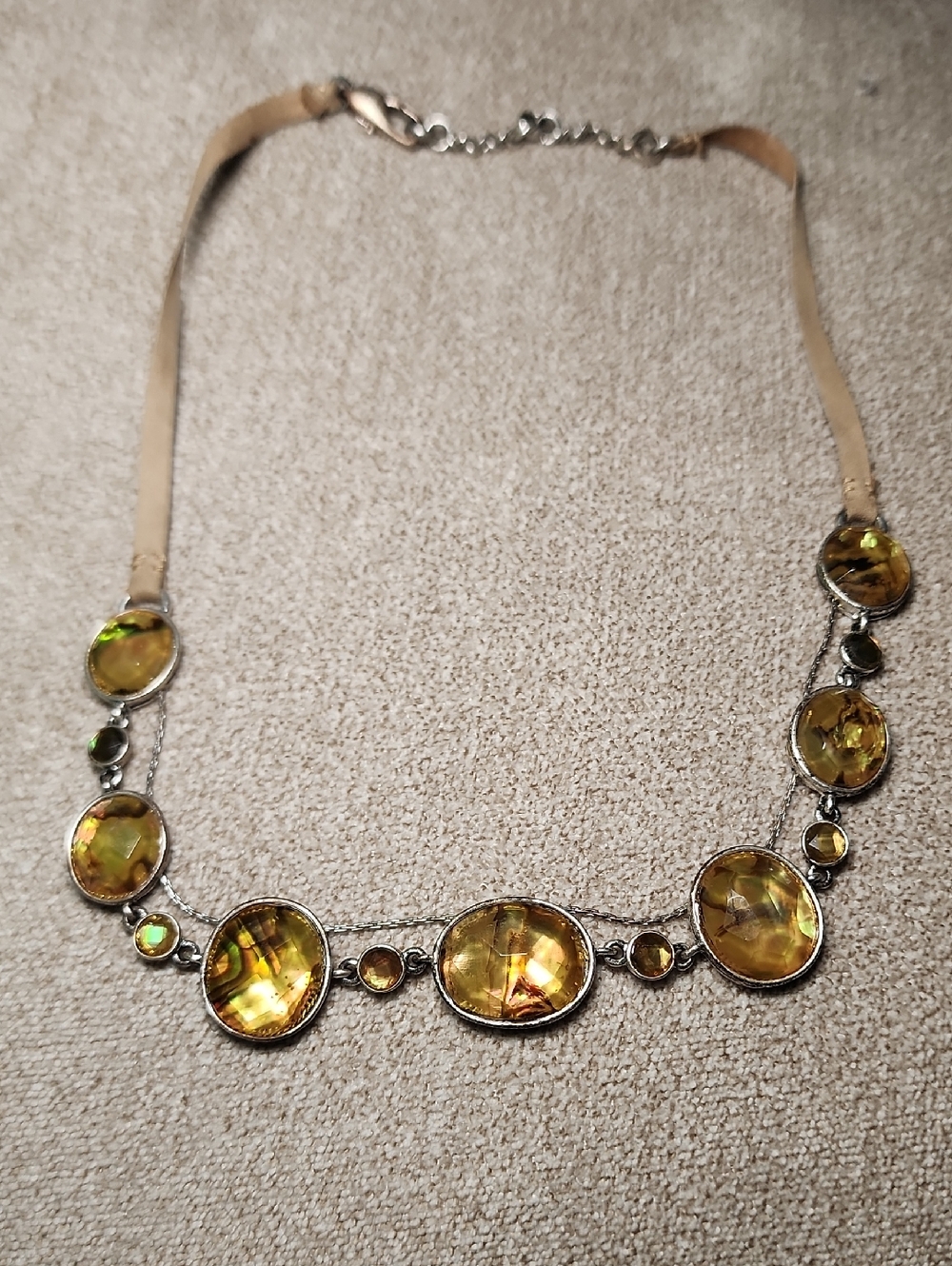 Vintage Boho Necklace, Pre-Owned in Fair Condition